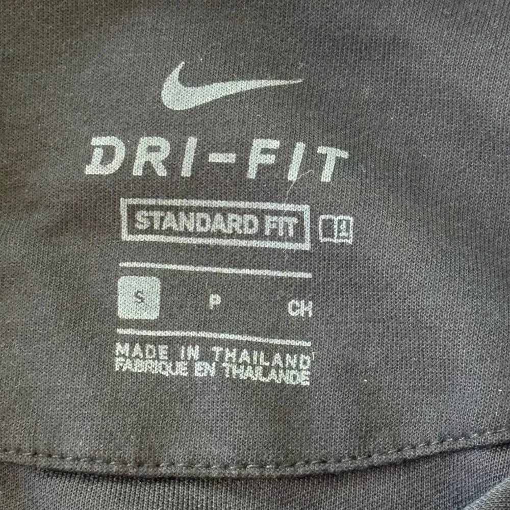 Nike Polo Shirt Mens M Black Grey Colorblock Dri-FIT Short Sleeve Golf Office‎